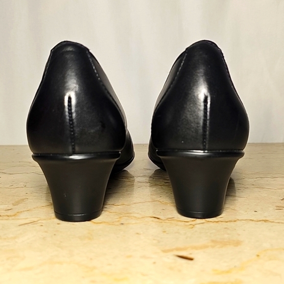 SAS Milano Womens Black Leather Classic Comfort Pump Size 8M - Picture 5 of 8